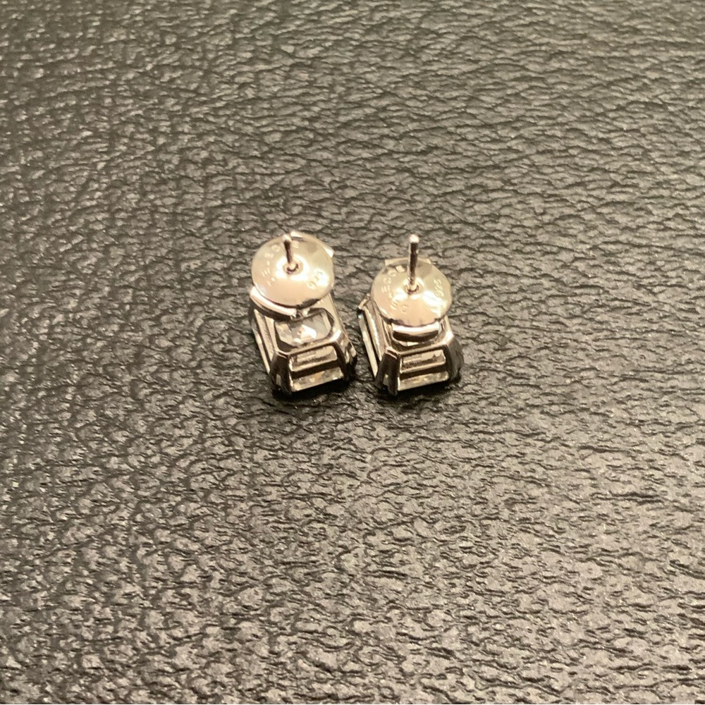 2ct Emerald Cut Studs - Picture 5 of 16